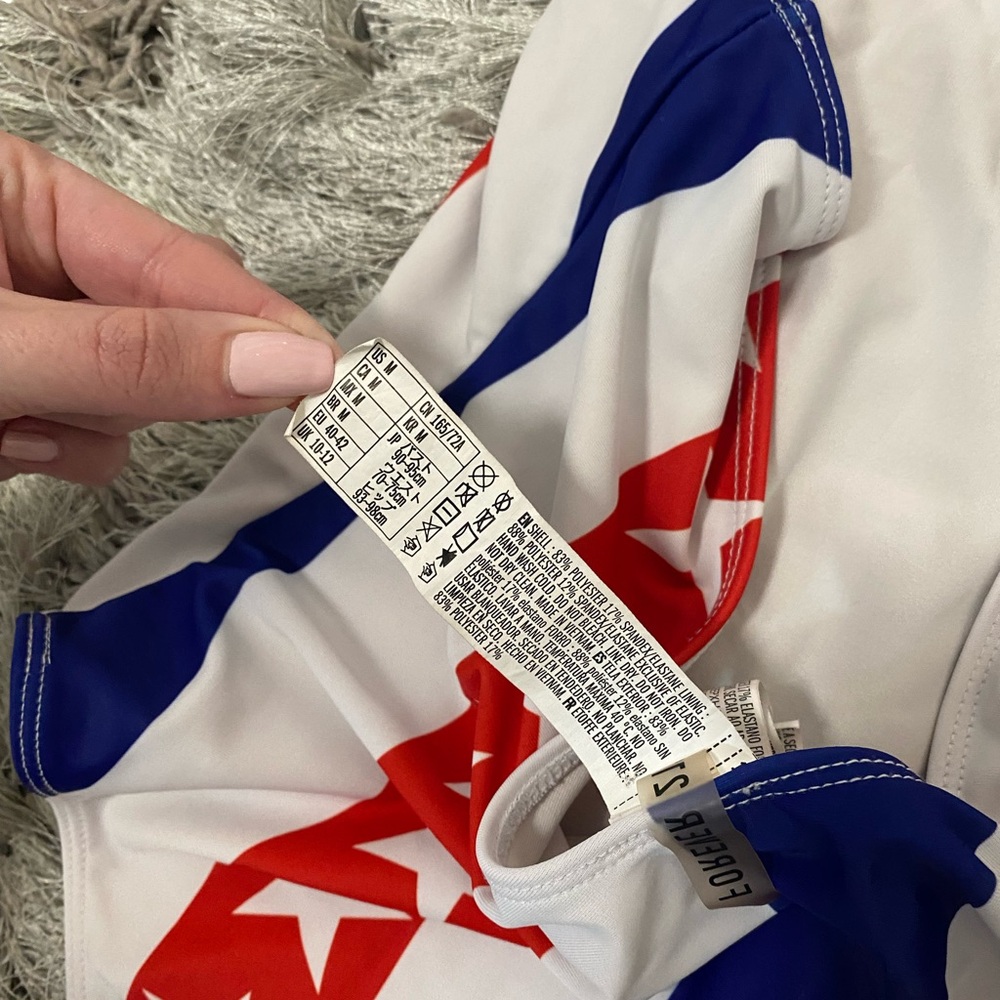 Patriotic one piece swimsuit - Picture 3 of 6